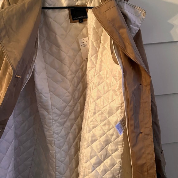 Banana Republic Women’s Trench Coat New With Tag still - Picture 3 of 5